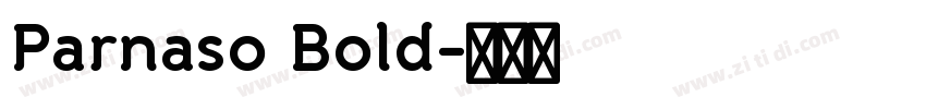 Parnaso Bold字体转换